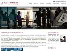 Tablet Screenshot of acuityserv.com